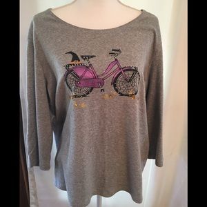 Karen Scott XL cotton T-shirt